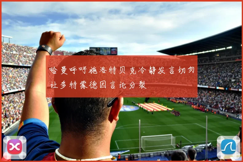 哈曼呼吁施洛特贝克冷静发言切勿让多特蒙德因言论分裂